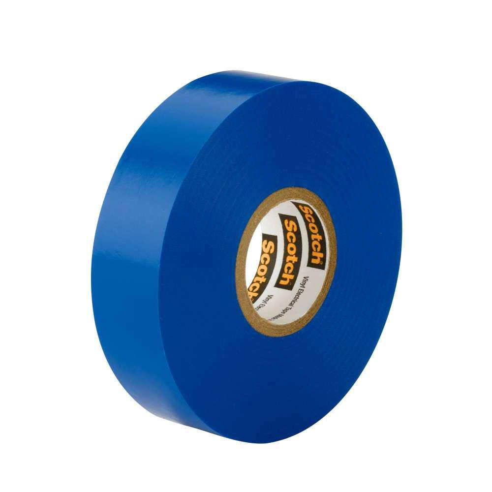 Scotch 34 in. x 66 ft. x 0.007 in. #35 Electrical Tape Blue 10836-DL-10