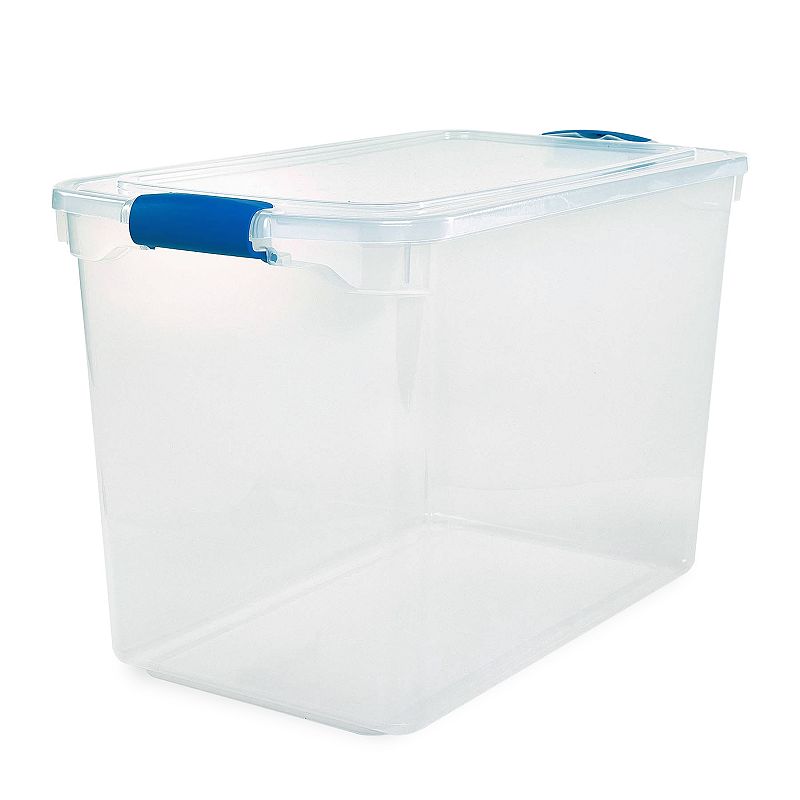 Homz 112 Quart Storage Container 2 Pack with 66 Quart Storage Container 2 Pack