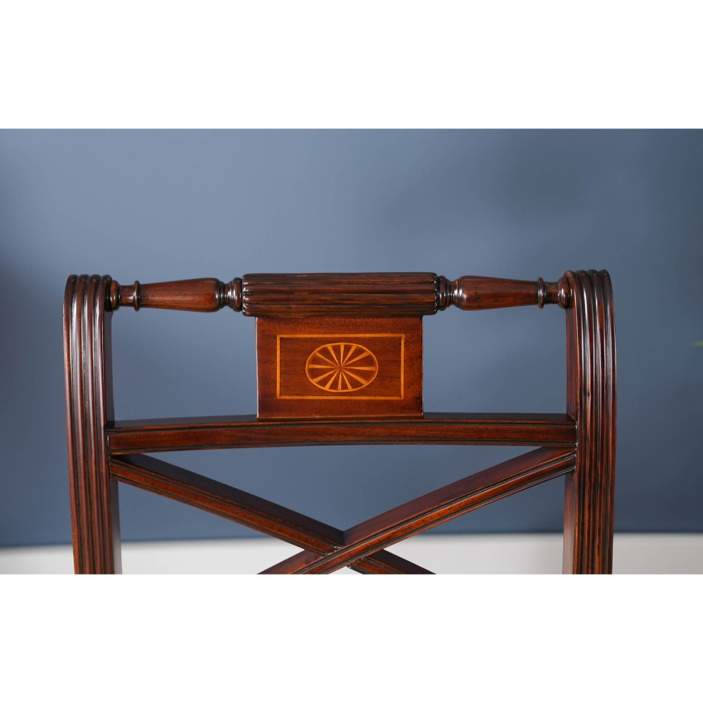 Mahogany Inlaid Side Chair   Traditional   Dining Chairs   by Niagara Furniture  Houzz