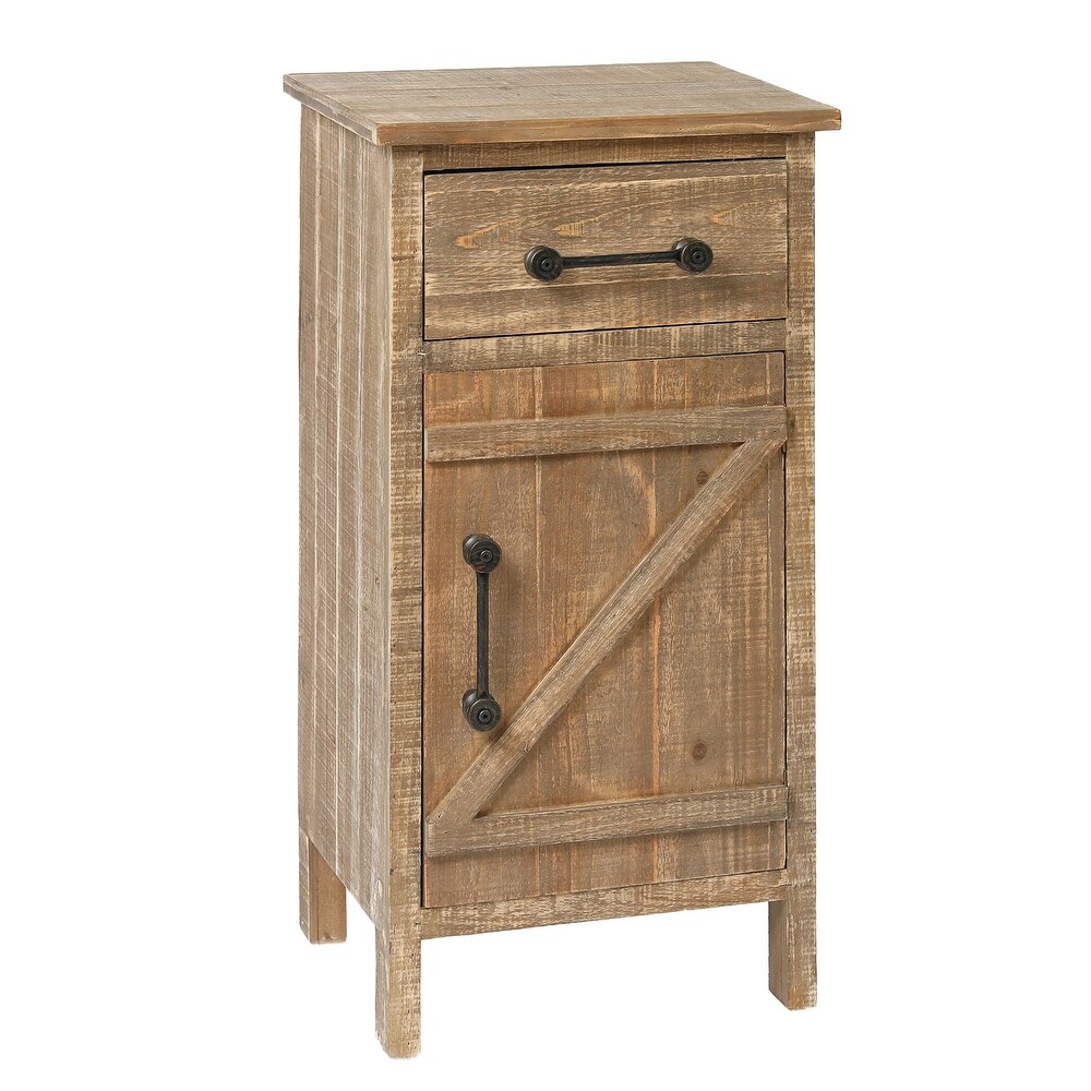 Rustic Wood Accent End Table   33.75\