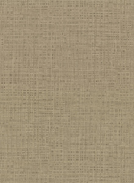 Sample Montgomery Brass Faux Grasscloth Wallpaper from the Main Street Collection