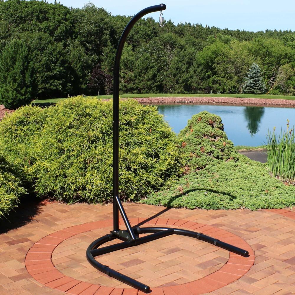 Ultimate Patio Steel U-Shape Hanging Chair Stand