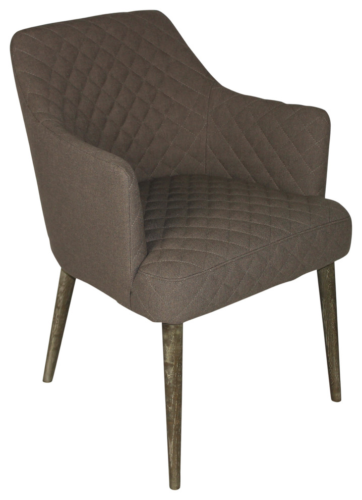 Diamond Style Stitched Chair   Midcentury   Dining Chairs   by Moti  Houzz