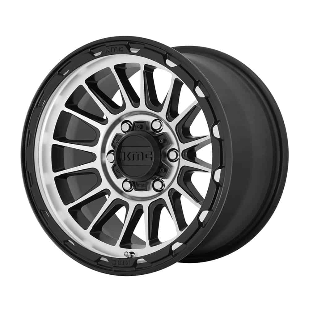 KMC KM542 IMPACT KM542 18X9 5X5.0 S-BLK MACH 00MM