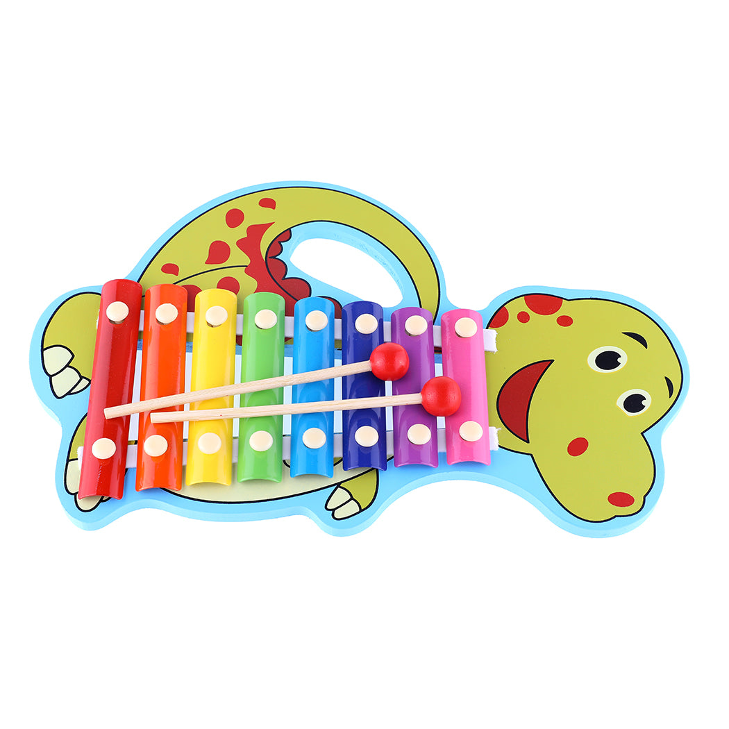 veZve Baby Xylophone Musical Toy Instrument for Kids 3 to 6 Years Old， Dino