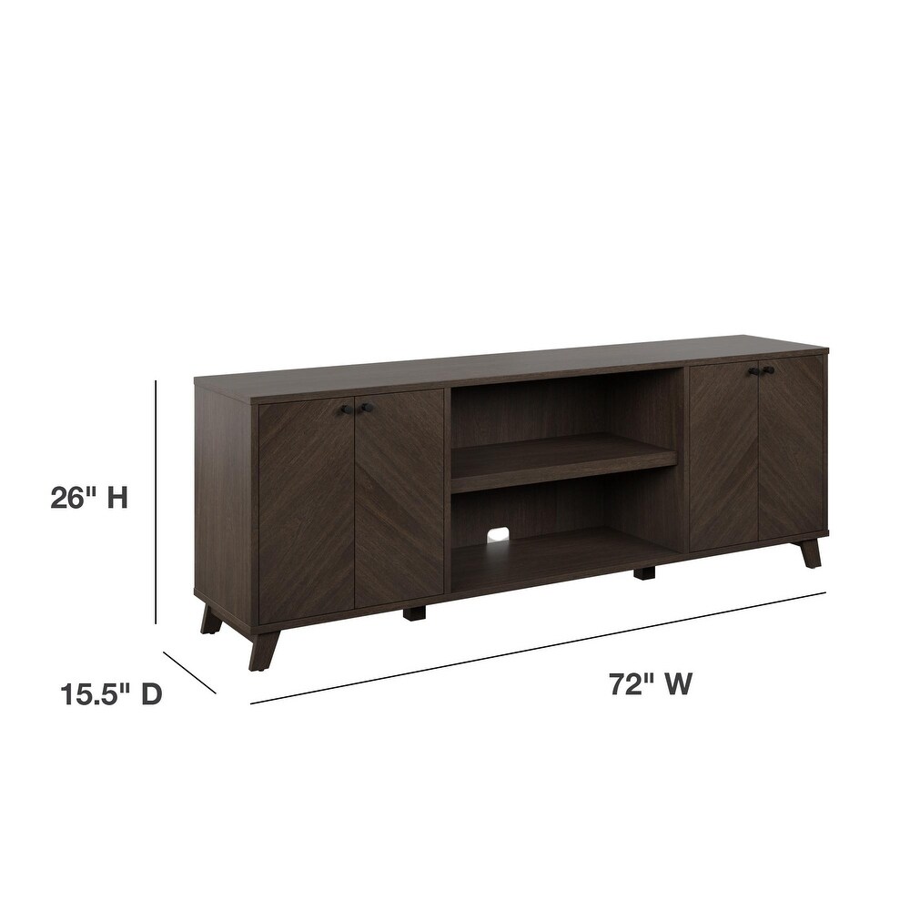 Mid Century Modern TV Stand for TVs up to 80\