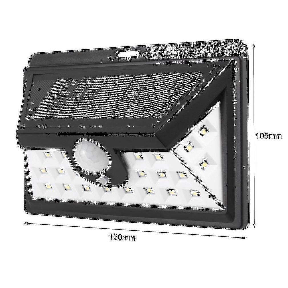 Waterproof Solar Energy Saving Induction Motion Sensor Led Lamp Wide Angle