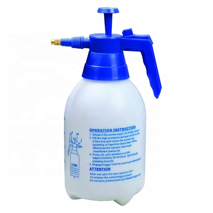 2L portable plastic hand pump garden pressure pesticide sprayer