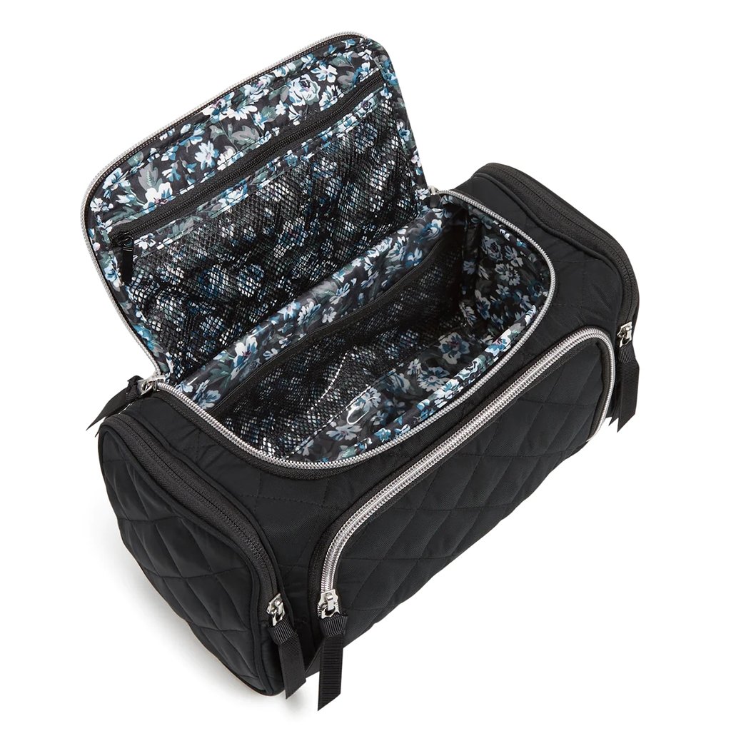 Vera Bradley  Large Travel Cosmetic Bag in Performance Twill Black