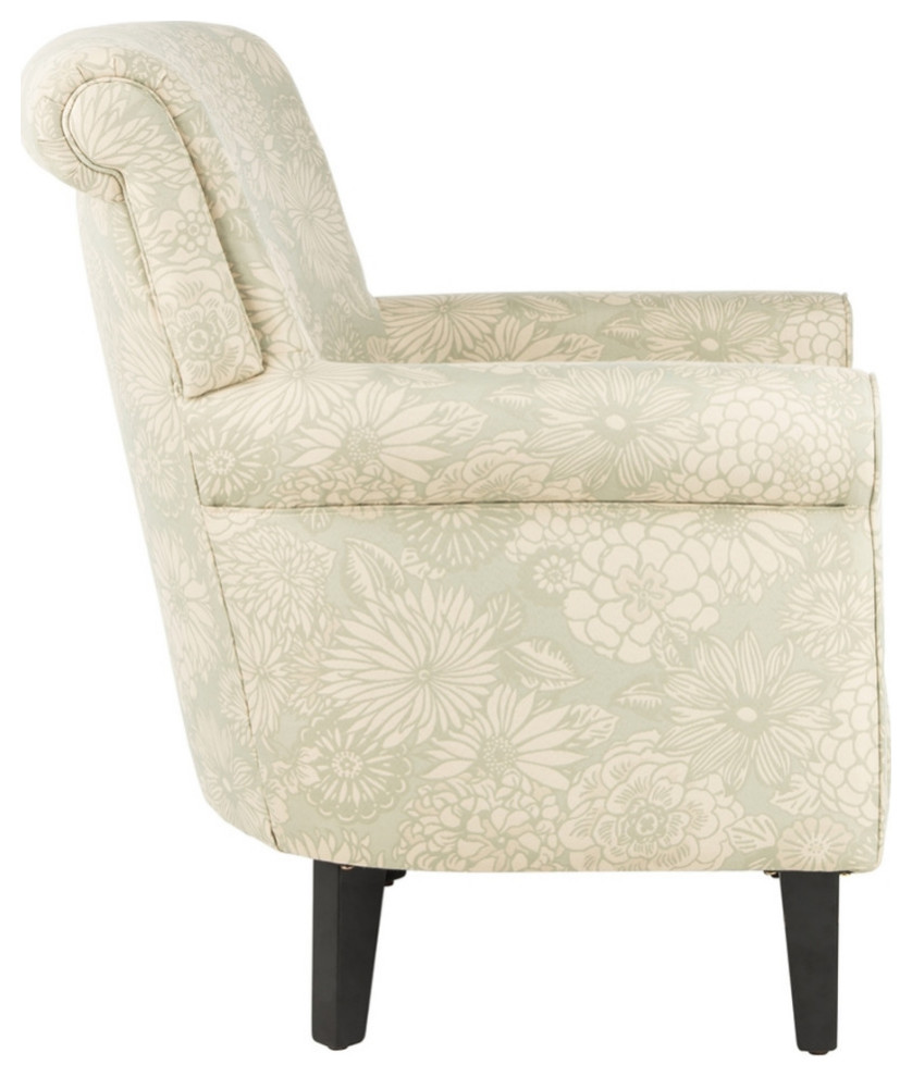 Dale Chair With Buttons Sweet Pea Green/Black   Transitional   Armchairs And Accent Chairs   by V.S.D Furniture  Houzz