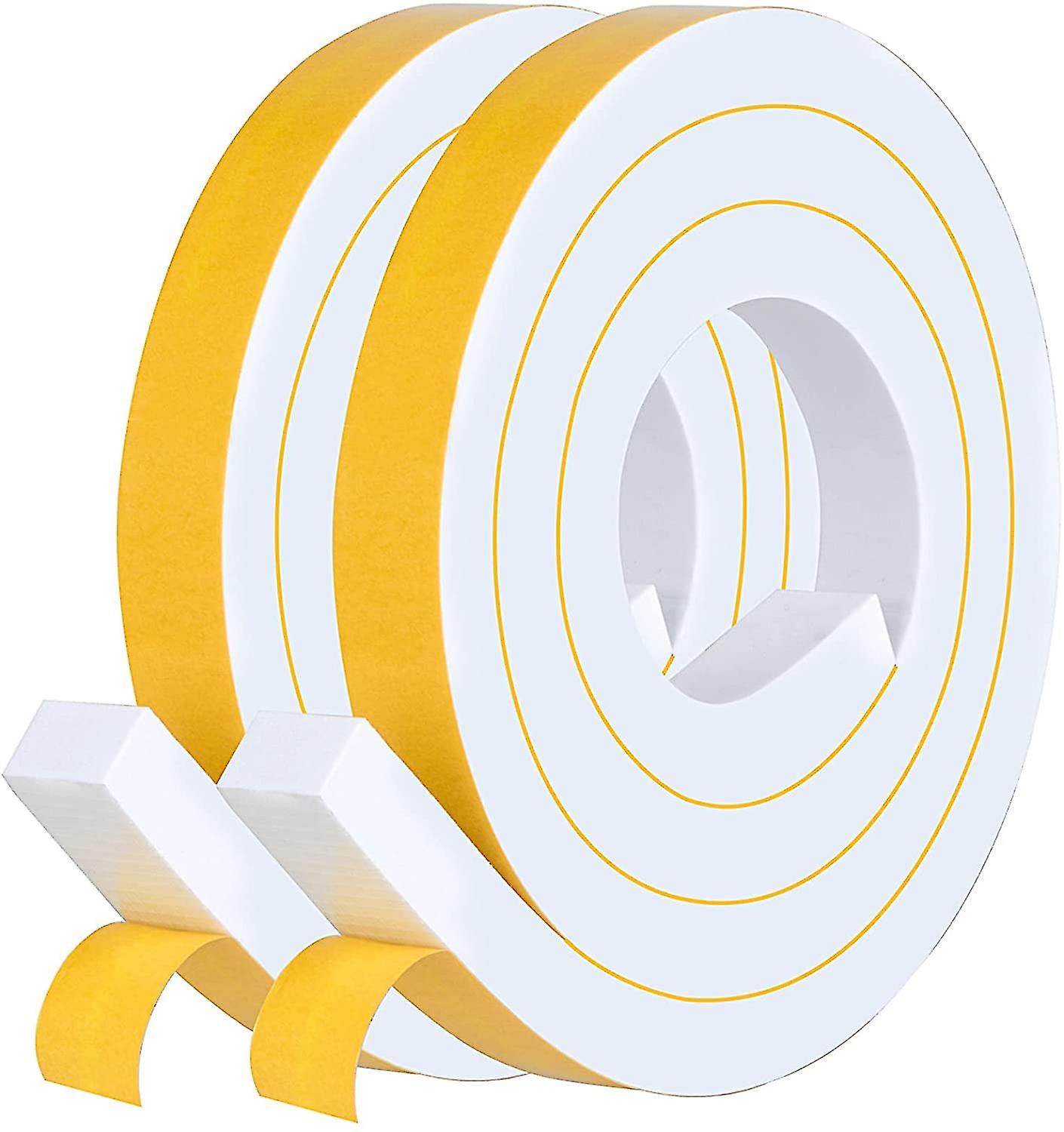 Foam Rubber Tape 6mm(w) X 1.5mm(t) Window Door Draught Excluder