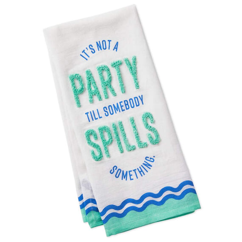 Hallmark  Funny Party Tea Towel, 18x26