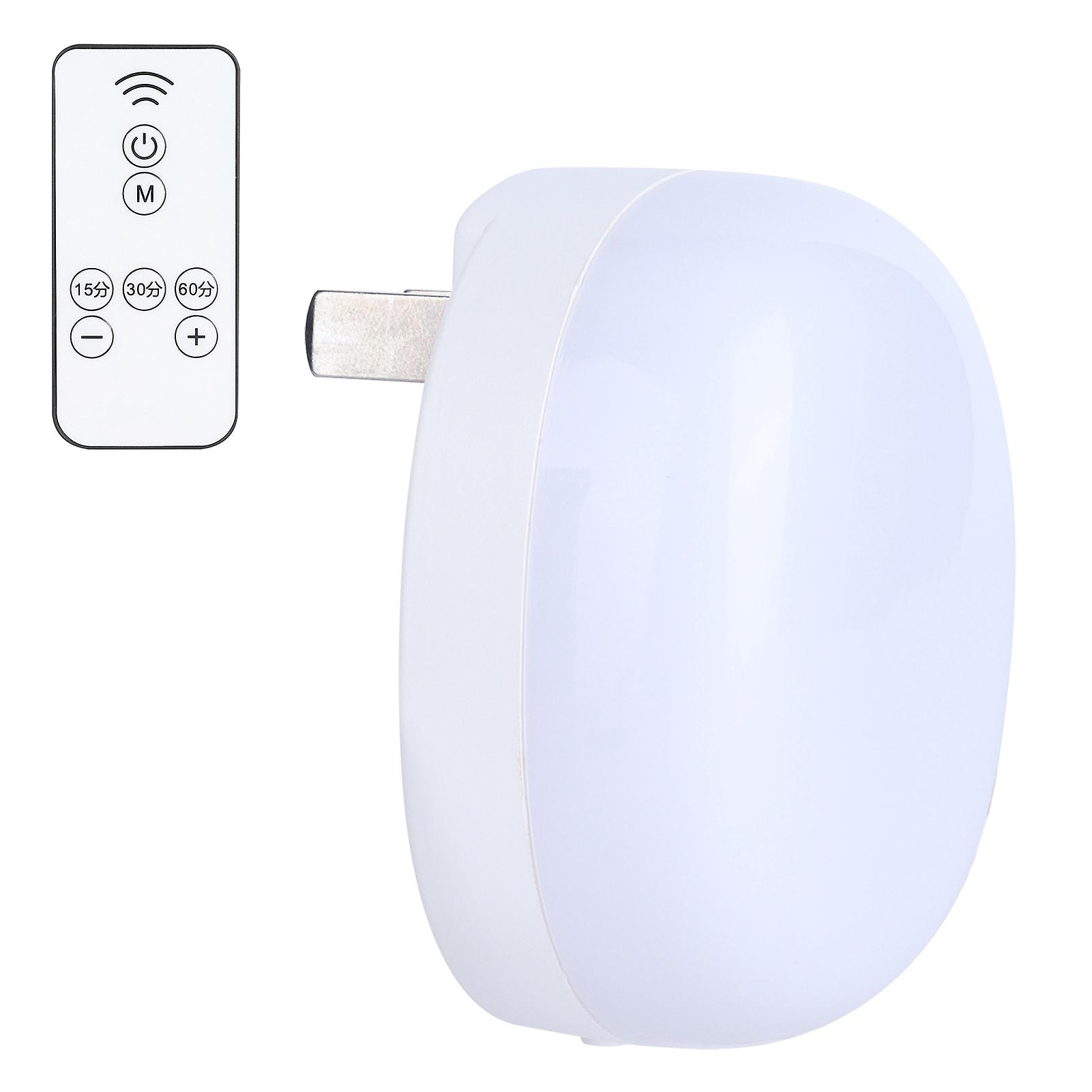 Remote Control Night Light Brightness Adjustable Smart LED Plug in Nightlight for Bedroom Hallway Kitchen CN Plug 220V