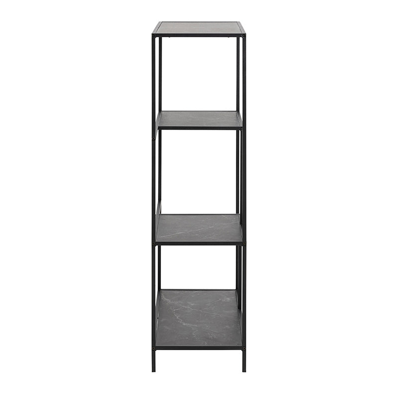 INFINITY Shelving Unit 72x114cm - Black