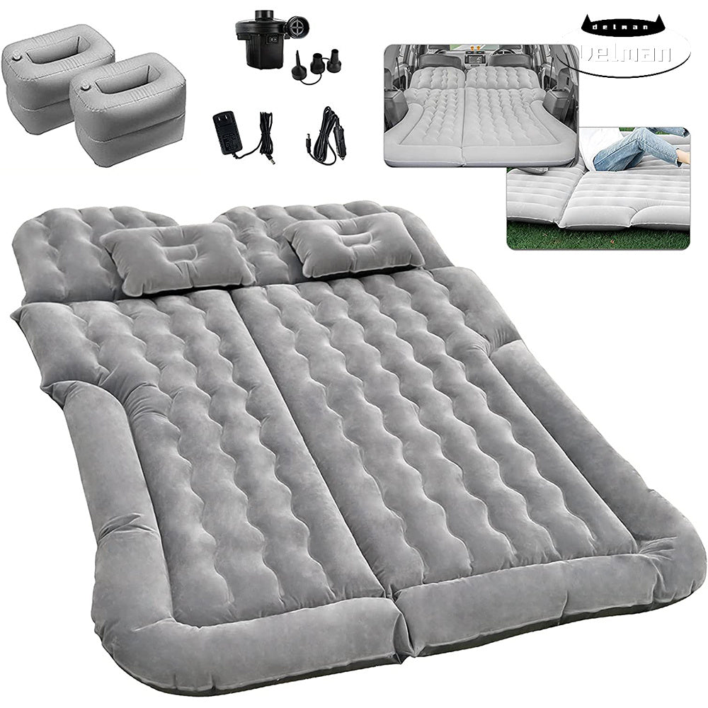 Air Mattress Car Bed Camping Cushion Pillow