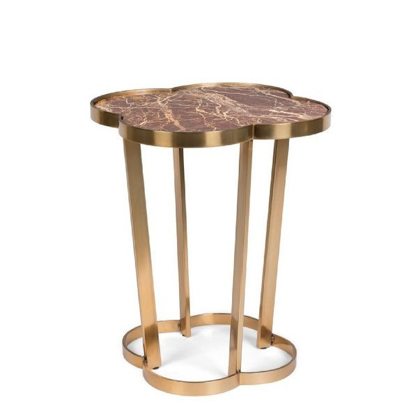 Bold Monkey It's Marbelicious Marble Side Table