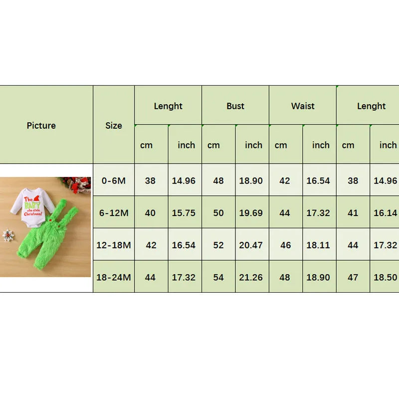 Christmas Newborn Baby Girl Boy Jumpsuit Pant Sets Letter Long Sleeve Bodysuit and Plush Suspender Pants Baby Items Clothing