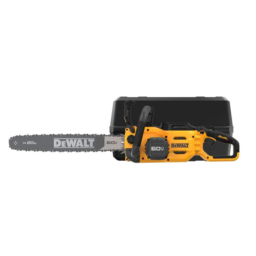 DEWALT 60Volt MAX 20 in Brushless Electric Cordless Chainsaw Kit and Carry Case with