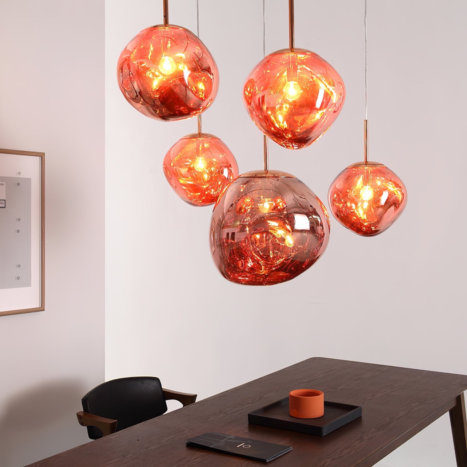 Multi Lava Round Pendant Lamp