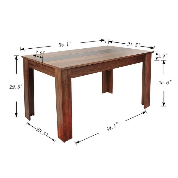 Wooden Dining Table for Living Room and Kitchen