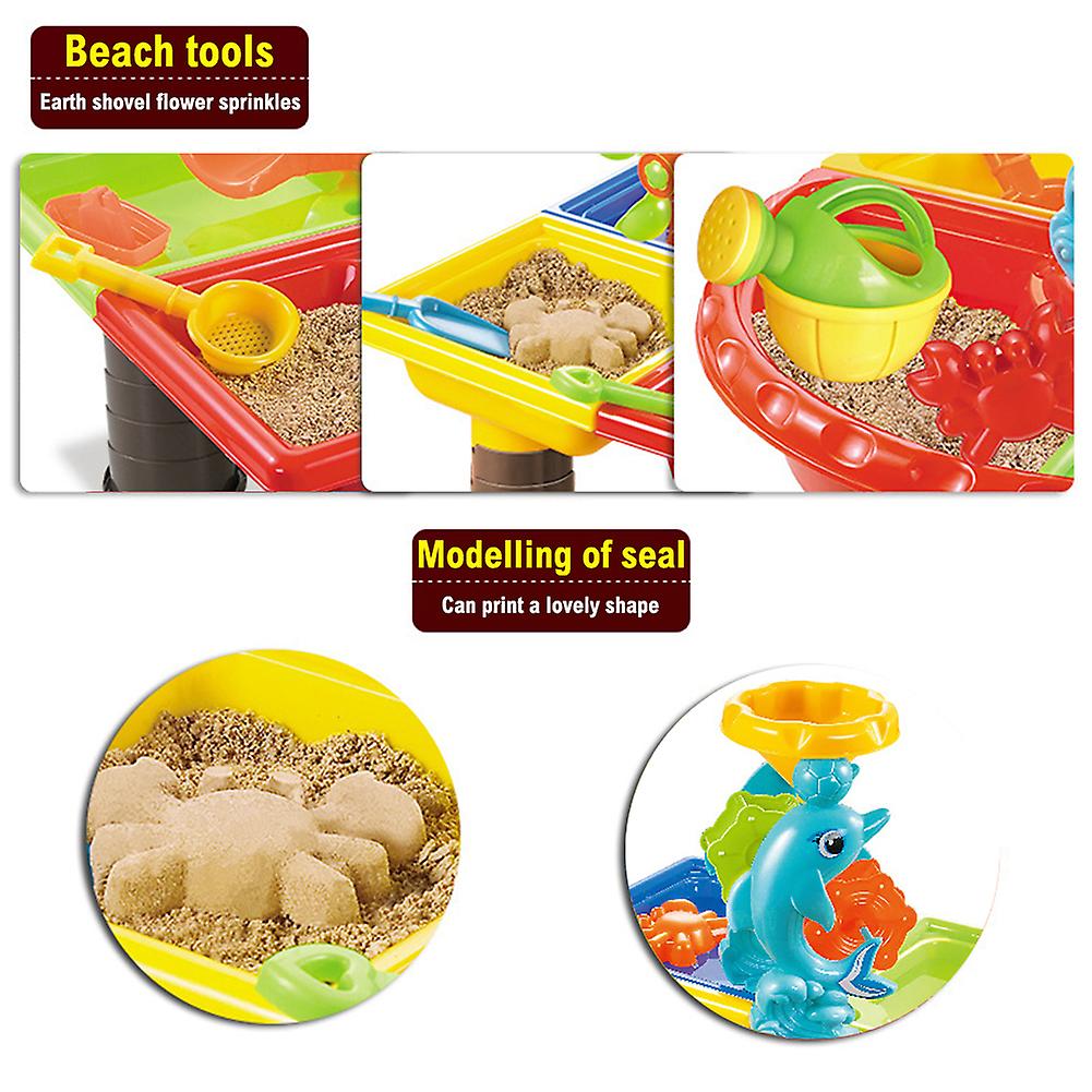 Toddler Sand Water Table Summer Beach Toy Set Children Playing Water Sand Digging Tools Outdoor Courtyard Beach Toys Type A