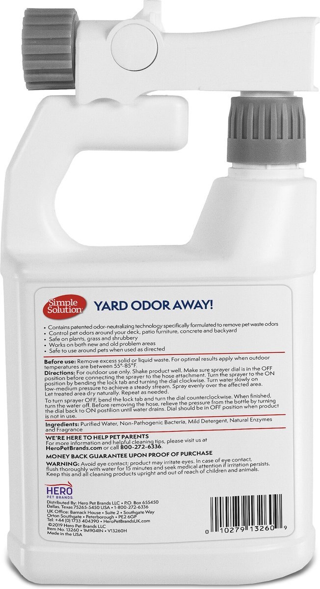 Simple Solution Yard Odor Away