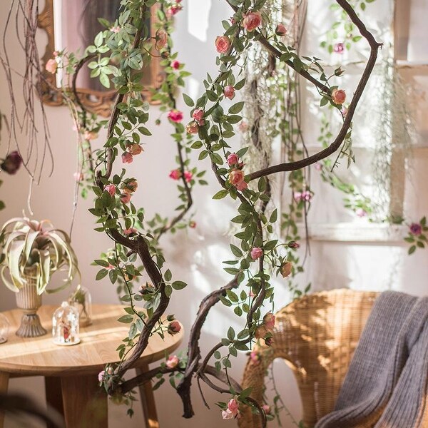 RusticReach Silk Rose Vine 57 Long