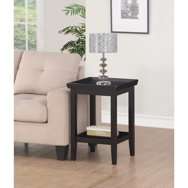 Porch and Den Luxembourg Rubberwood End Table