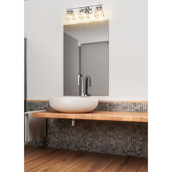 Lauren 3 Light Vanity - Chrome