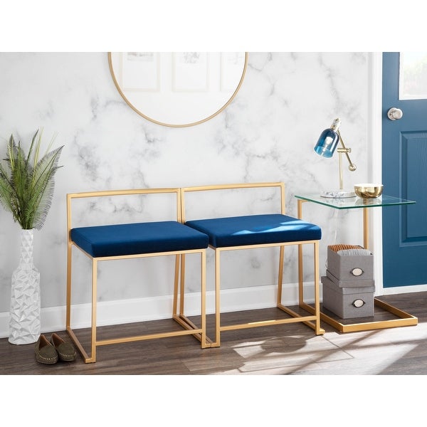 Zenn Contemporary Gold End Table - N/A