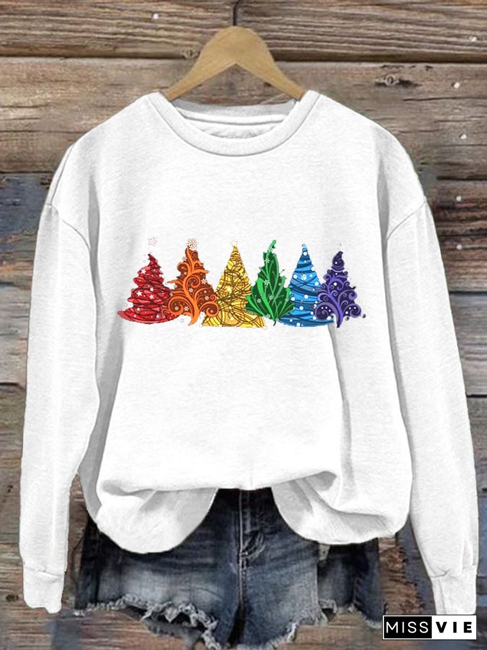 Women's Christmas Long Sleeve Sweatshirt