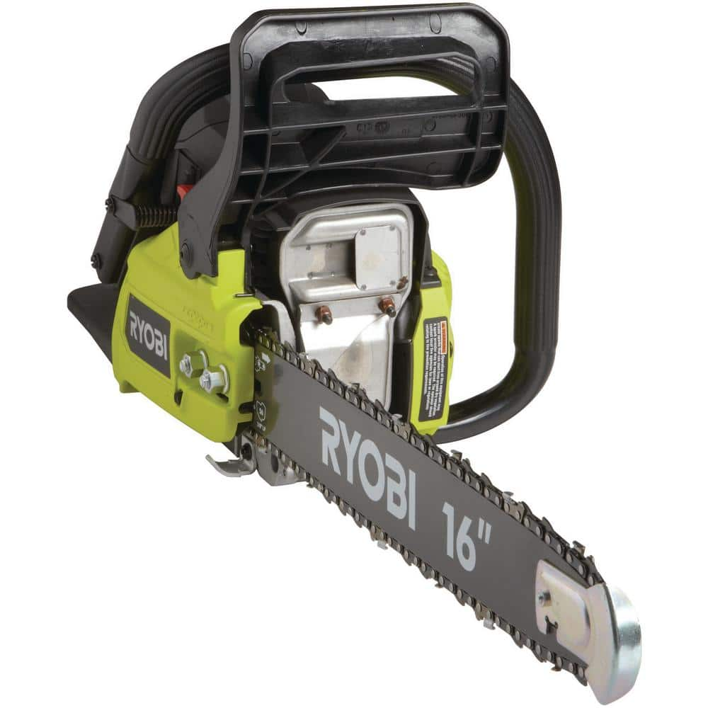 RYOBI 16 in. 37cc 2-Cycle Gas Chainsaw with Heavy-Duty Case RY3716