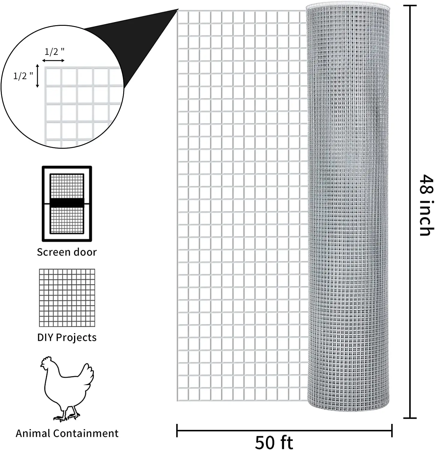 High Tensile Grade Steel Wire Fencing for Large Agricultural Field and Construction Site Protection Purposes from US