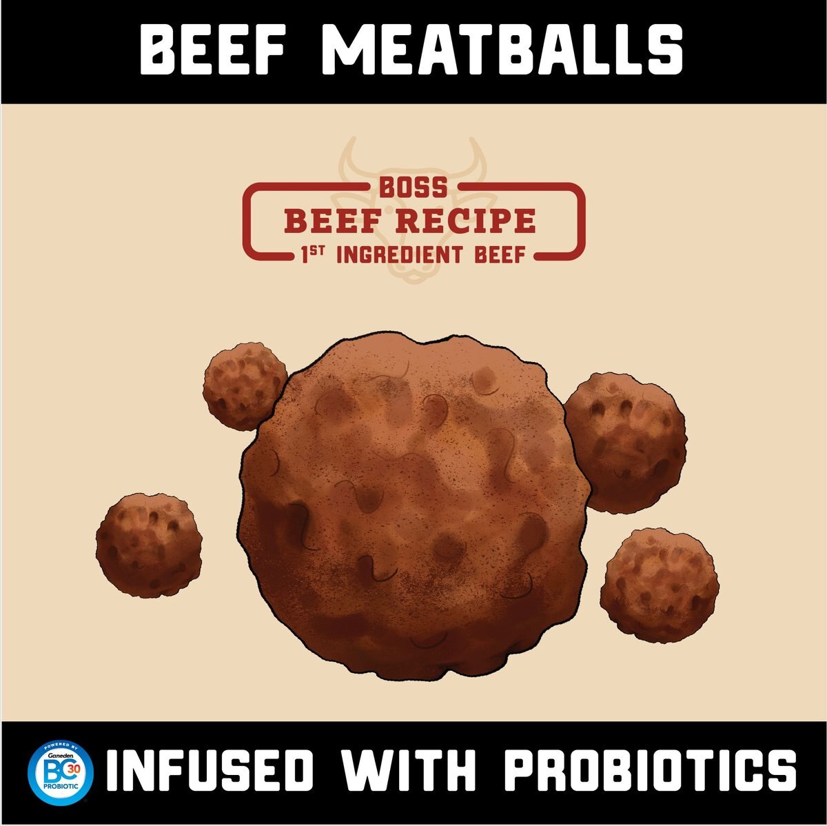 Boss Dog Proballs Beef Freeze Dried Dog Treats