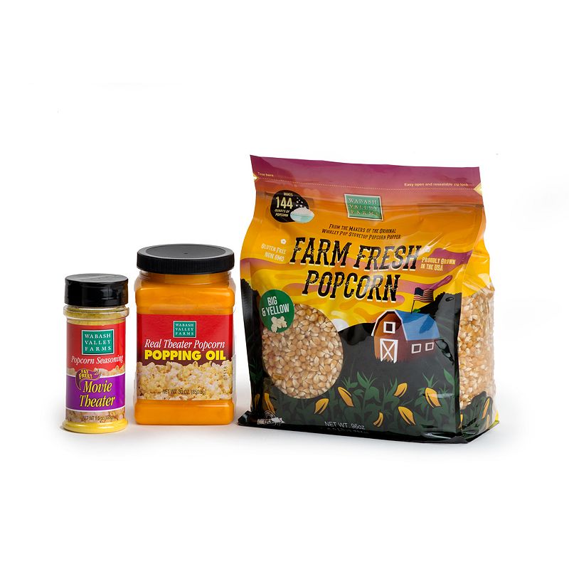 Wabash Valley Farms Real Theater Popcorn Combo Set