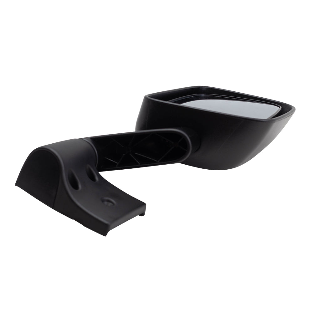 Driver and Passenger Manual Side View Mirrors Textured Replacement for 55395061AD 55395060AD