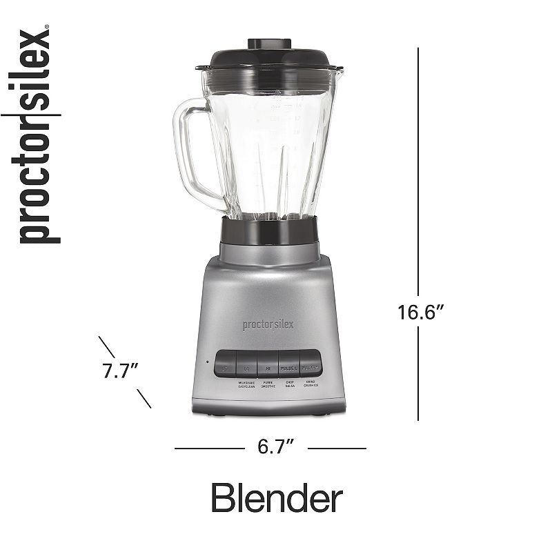 Proctor Silex 52-oz. Glass Jar Blender