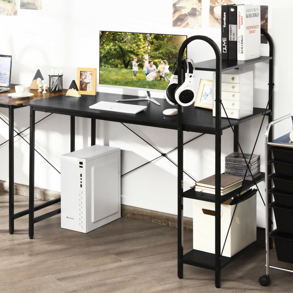 Costway 78915603 48 Inch Reversible Computer Desk ...