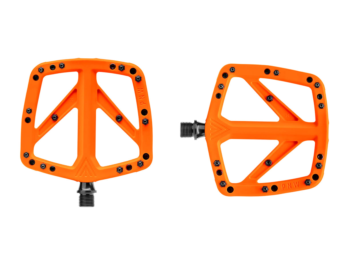 PNW Range Composite Flat Pedal - Safey Orange