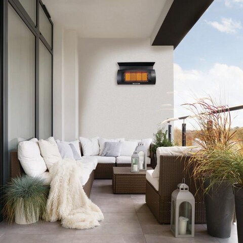 Dimplex Outdoor Wall-Mounted Natural Gas Infrared Heater， 31，500 BTUs