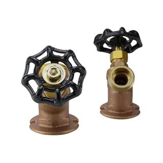 The Plumber's Choice 12 in. FIP Inlet x 34 in. MHT Outlet Cast Brass Multi-Turn Sillcock Hose Bibb with Stuffing Box 4693