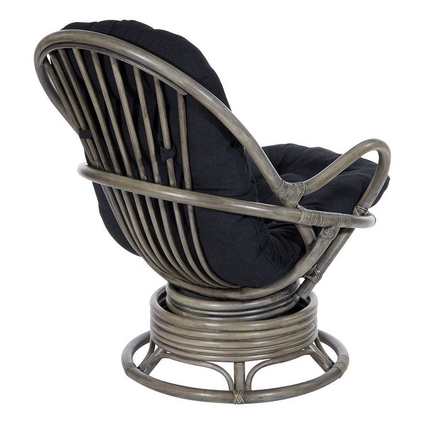 Rattan Swivel Rocker Chair