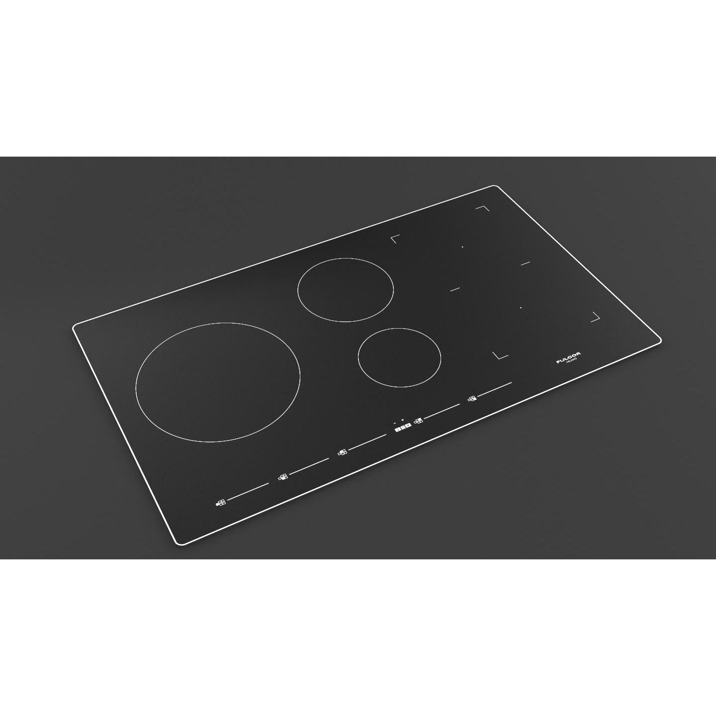 Fulgor Milano 36-inch Built-in Induction Cooktop with 5 Induction Zones F7IT36S1