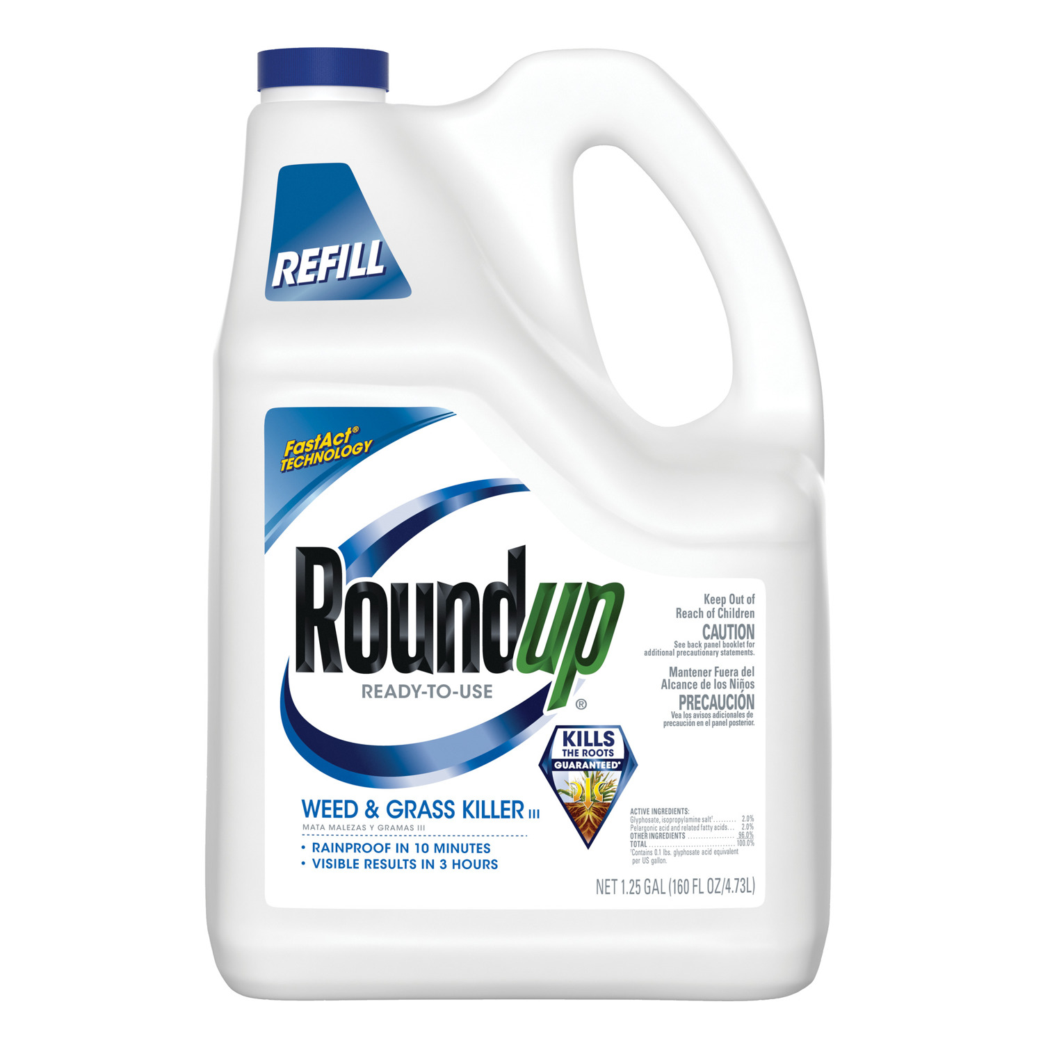 Roundup Weed and Grass Killer Refill RTU Liquid 1.25 gal