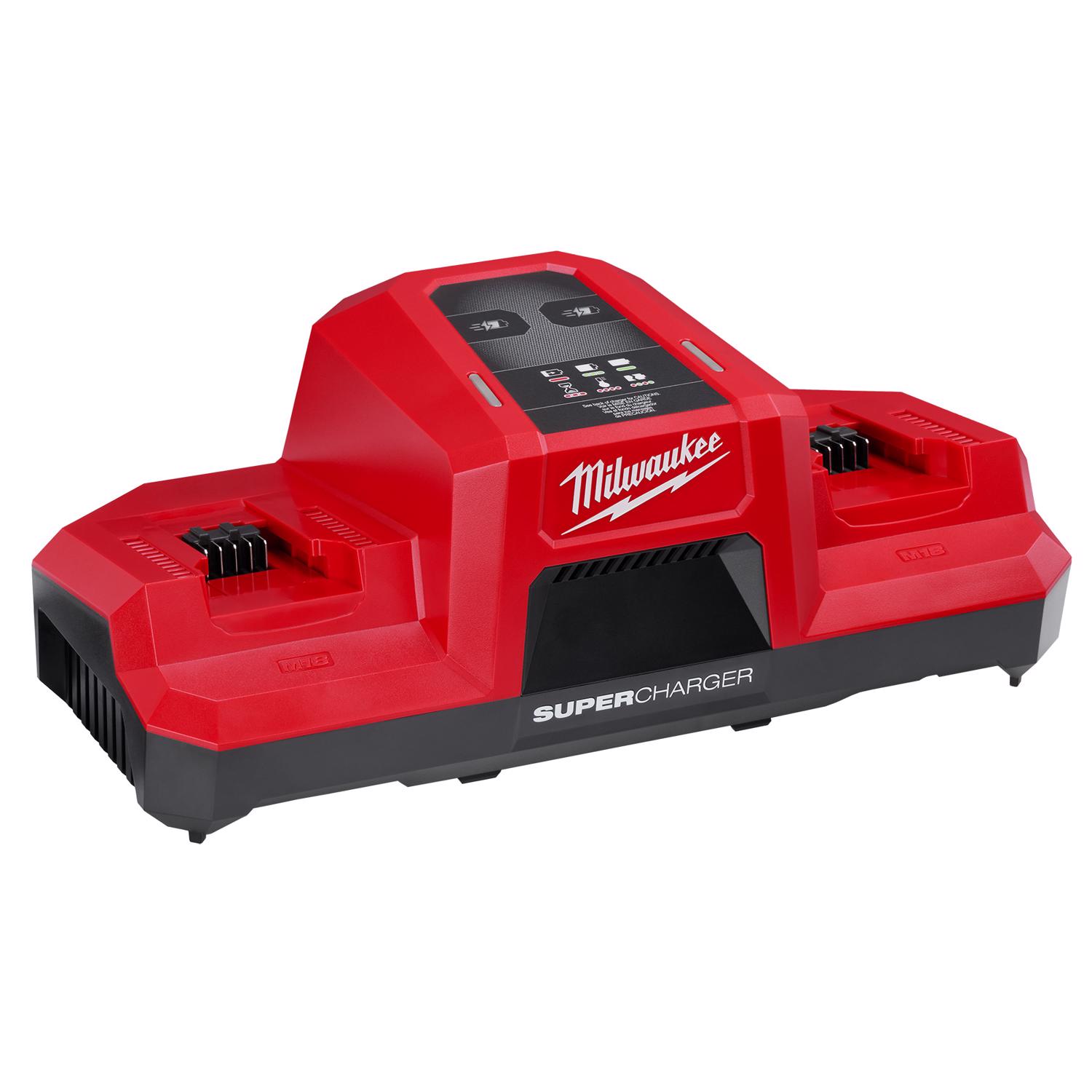 MW M18 Lithium-Ion Dual Bay Simultaneous Super Battery Charger 1 pc