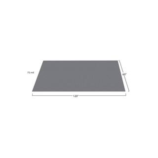 G-Floor Coin 5 ft. x 10 ft. Slate Grey Commercial Grade Vinyl Garage Flooring Cover and Protector GF75CN510SG