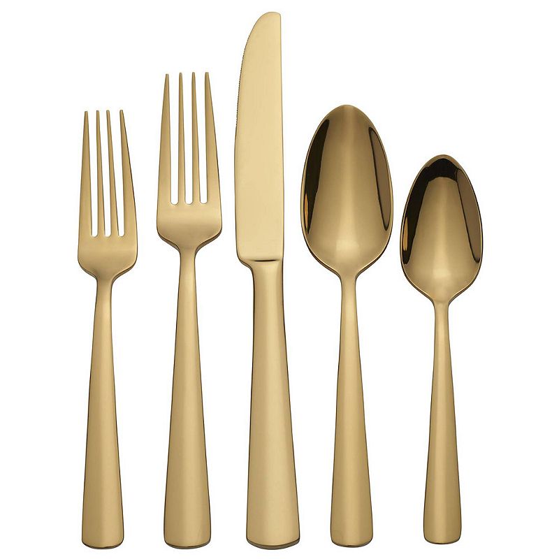 Oneida Aptitude Gold 20-pc. Flatware Set