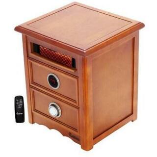 Dr Infrared Heater Nightstand 1500-Watt Infrared Portable Space Heater with Dual Heating System DR999