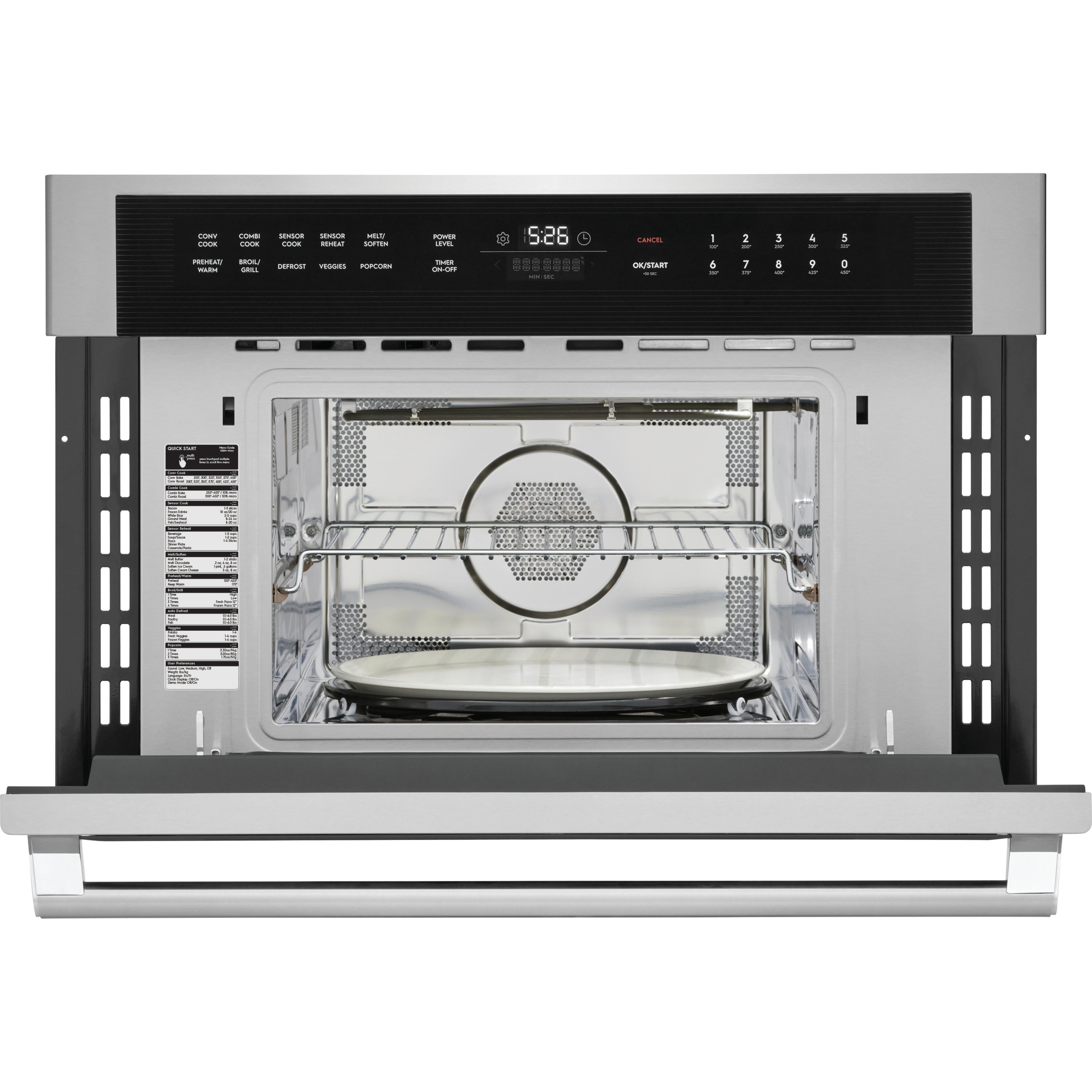 Electrolux 30-inch Built-In Microwave Oven with Drop-Down Door EMBD3010AS