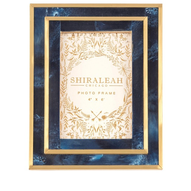 Shiraleah Portofino 4x6 Picture Frame Blue